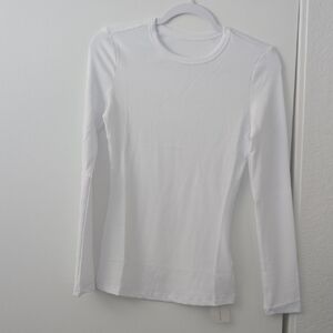 Classic White Long Sleeve Top